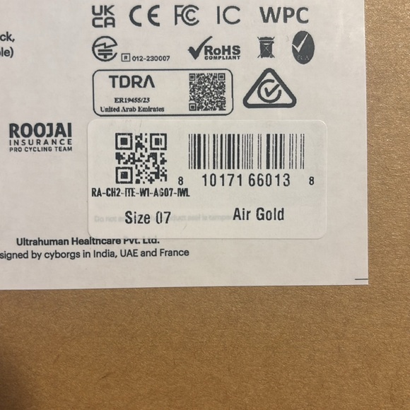 Ultrahuman Smart Ring - Ring Air Gold 7 - Picture 2 of 4